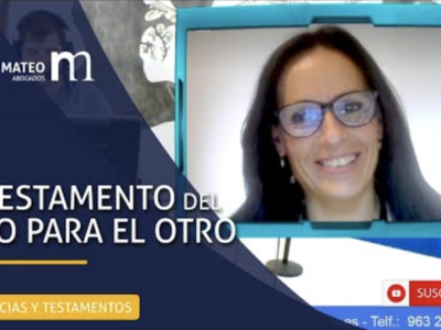 El testamento del uno para el otro