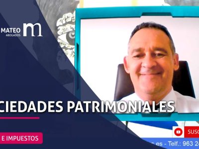 Las sociedades patrimoniales