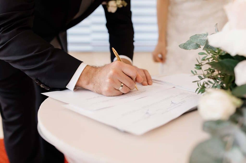 Matrimonio civil ante notario