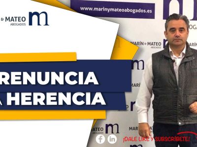 La renuncia a una herencia