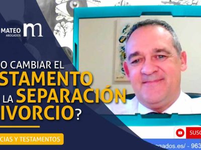 El testamento tras el divorcio
