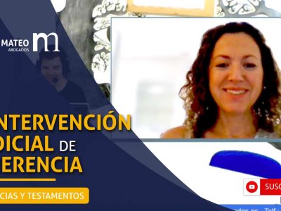 Intervención judicial herencia