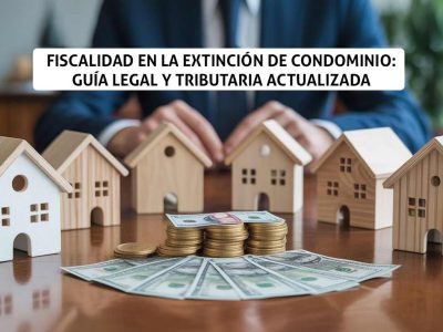 Fiscalidad en la extinción de condominio