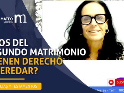 Los hijos del segundo matrimonio heredan
