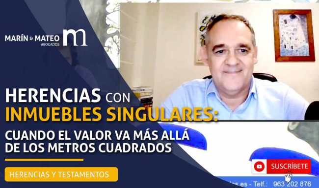 Herencias con inmuebles singulares