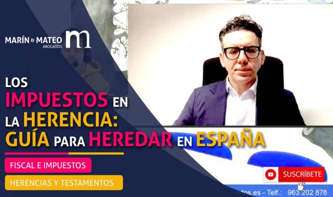 los impuestos en la herencia en España