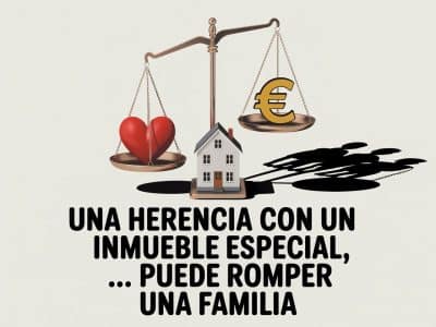 herencia con inmueble singular