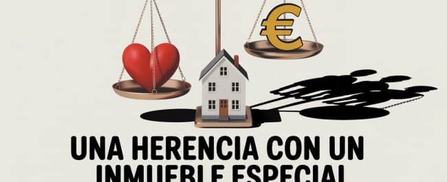 herencia con inmueble singular