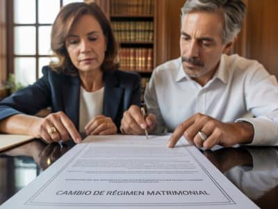 Cambiar el régimen matrimonial